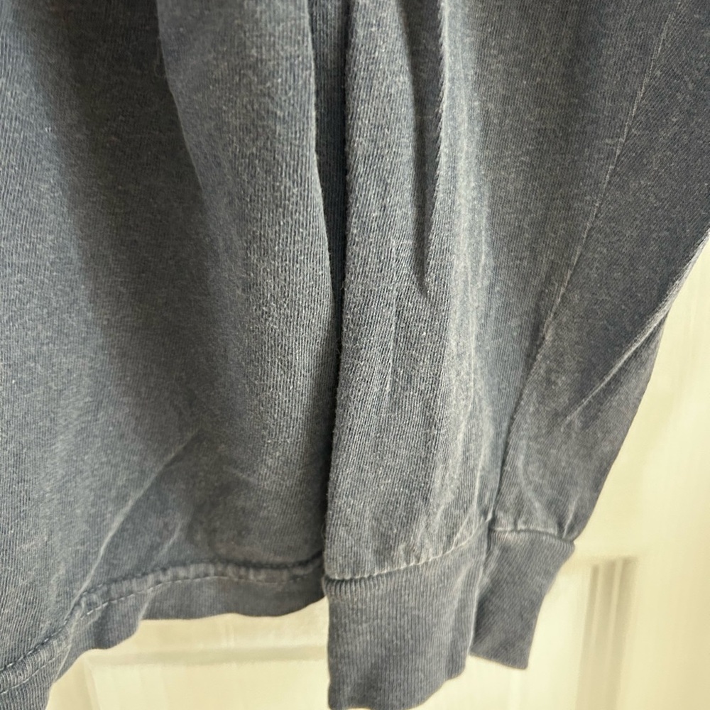 Seaside Gray Long Sleeve Men's Tee - Picture 4 of 4
